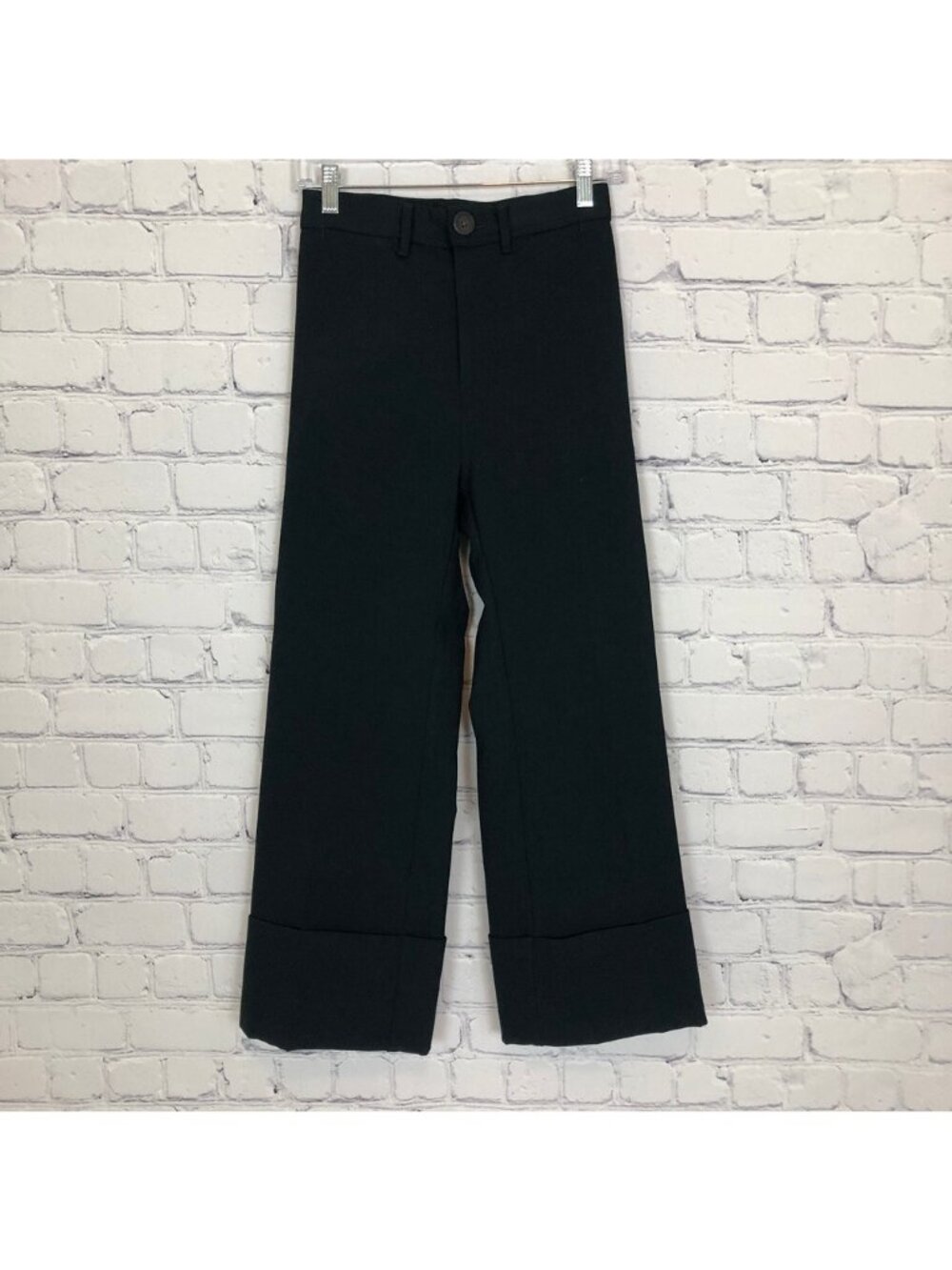 Sea New York Cuffed Wool Trousers Pants Teal Size 0